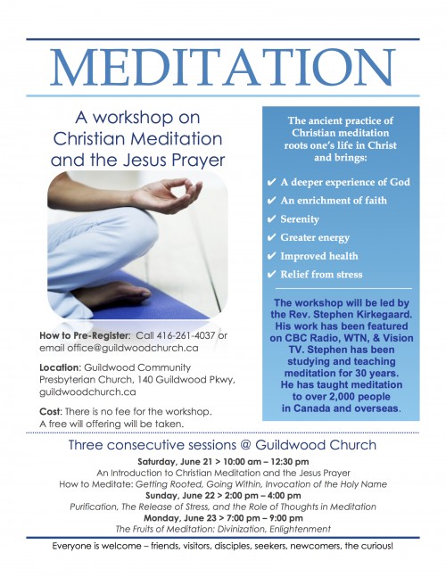 Meditation poster 2014